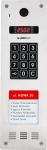 Laskomex CP-2533NR-040 Slim vertical audio panel, Stainless steel, z reader RFID