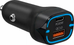 Teltech Car Charger USB / Typ-C 38W QC PD czarnyTCC-02