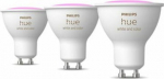 Philips Hue Colored 4.3W GU10 3pcs