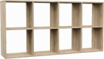 Topeshop MALAX 2X4 SONOMA living room bookcase