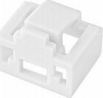 Alantec Slot lock RJ45 against unauthorized plugging in, white (package 24 szt. + key) (WT-BG-07)