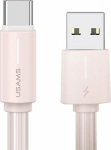 Kabel USB Usams USB-A - USB-C 1 m Pink