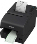 EPS Epson TM-H6000VI, cutter, MICR, USB, RS232, Ethernet, OPOS, black - Multi-station printer, direct thermal, dot-matrix printing, 7 dots/mm (180 dpi), media width (max.): 80 mm, roll diameter (max.): 83 mm, speed (max.): 500 mm/s, cutter, MICR, USB ...