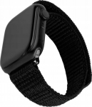 FIXED nylon wristband for a smart watch, Apple Watch 42 / 44 / 45 / 46 / 49 mm, black