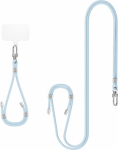 Kaelapael Crossbody Strap + k&auml;epael + kinnitusaas telefoni&uuml;mbrisele, helesinine, Spigen