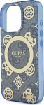 Guess IML Peony On 4G Background MagSafe Back Case for Apple iPhone 16 Pro Max