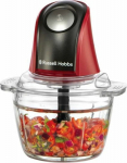 Russell Hobbs 27130-56 electric food chopper 0.5 L 200 W Black, Red, Transparent