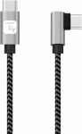 Kabel USB Techly USB-C - USB-C 0.5 m Black and gray (ICOC MU2CC9-005-AL)