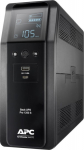 Schneider Electric APC Back-UPS Pro, tower, 230V, 8x IEC C13 outlets, sine wave, AVR, USB Type A+C ports, LCD, user-replaceable battery | BR1200SI | 1200 VA | 720 W