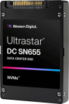Disk SSD WD Western Digital Ultrastar DC SN655 WUS5EA138ESP7E4 3840 GB 1 DWPD 2.5'' 63.5mm U.3 PCIe 4.0 x4 (NVMe) SSD 256bit AES