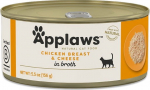 APPLAWS Chicken breast and cheese in broth - wet cat food - 156g