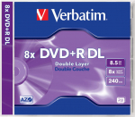 DVD+R Verbatim 8.5GB Double Layer 240min, 8x, 1toorik 43540, Matt Silver