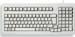 CHERRY MX1800 Tastatur Wired DE MX schwarz TKL 96% hellgrau