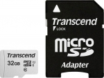 MEMORY MICRO SDHC 32GB W/ADAPT/C10 TS32GUSD300S-A TRANSCEND