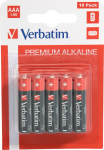 Verbatim ALKALINE BATTERY AAA 10 PACK, BLISTER AAA Alkaline