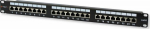 Techly Patch Panel 1U STP 24x RJ45 Cat6 Black with Tray (22878)