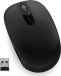 Microsoft WL Mobile Mouse 1850 - Black, RF Wireless+USB Ambidextrous