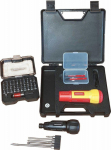 Panasonic Cordless screwdriver set: isolated EYED11SA, non-insulated EY7412 + Set of bits EY9BS100