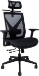 Task chair MIKE black mesh