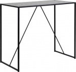Bar table SEAFORD 120x60xH105cm, black