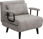 Armchair bed HANNES 76.5x84xH81cm, grey