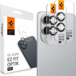 Spigen Optik Pro GLASS.TR EZ Fit Camera Protector 2-Pack - Protective glass for the lens do Samsung Galaxy S25 Edge (2 szt)(Czarny)