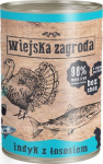 Wiejska Zagroda Karma Wet cat food Turkey with salmon (adult) II 400g