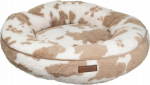 Pets Collection Dogs bed, wz�r light brown�cow's milk �aty, 65*65*18cm, z lock