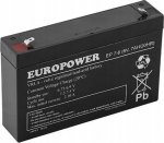 Akumulator EP7-6 EUROPOWER 6V 7AH