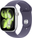 Apple Watch 11&nbsp;5G 46mm Silver Alu, Purple Sport Band, M/L