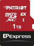PAT Karta Patriot EP Express MicroSDXC 1 TB Class 10 UHS-I/U3 V30 (PEF1TEPEXMCX)