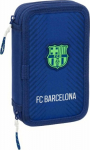 Safta: FC Barcelona - Double Filled Pencil Case (28pcs) Navy Blue (412525854)
