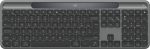 Log SLIM SOLAR+ KEYBOARD, GRAPHITE - ITA - MEDITER-412