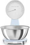 Smeg KSF01PBWW Analog and Digital Kitchen Scale Pastel Blue