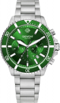 Giewont Chronograph Sapphire Men&rsquo;s Watch / silver-green