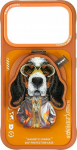 Nimmy Case Cool&Cute 2.0 Dog do iPhone 17 Pro Max z orange magnetic pendant
