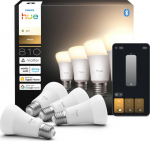 Philips Hue W 810 A60 4P EU | E27 | Warm to cool white light | Bluetooth, Zigbee