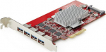StarTech.com 4-PORT USB-A 10GBPS PCIE CARD,