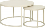 Coffee table HEDVIG 2pcs set, beige
