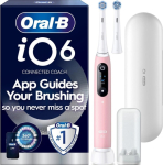 Oral-B iO6 electric toothbrush, vaaleanpunainen + travel case
