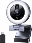Ugreen Webcam Webcam Ugreen CM910, 2K, 30FPS, USB, lighting LED, built-in microphone