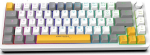 INCA Gaming Tastatur RGB/RedSwitch/USB/Mechan. 2.00m wei&szlig;