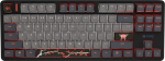 Fury Kanabo Gaming Keyboard K6 US wired magnetic backlit black and gray - wired keyboard | Qwerty | USB | backlight RGB | Magnetic