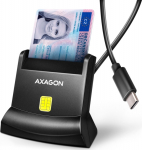 AXAGON CRE-SM4NC USB-C Smart card StandReader