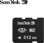 SanDisk M2 Memory Stick Micro 512Mb (USED, TESTED)