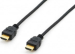 Equip HDMI HS Ethernet 2.0 18Gbps 4K/60Hz 1.80m schwarz Polybeutel