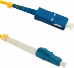 Qoltec Optic Patchcord SC/UPC - LC/UPC simplex SM 9/125 G652D 0.5m (54337)