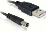 DELOCK USB Kabel A -> DC 5.5x2.1 St/St 1.00m
