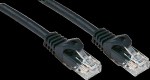 Lindy 1m Cat.6 U/UTP Network Cable, Black
