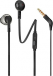 JBL Tune 205 Wired In-Ear Headphones Black